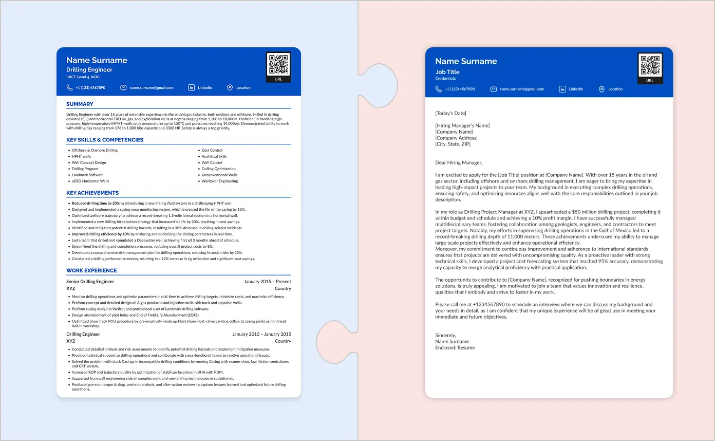 cover letter resume match